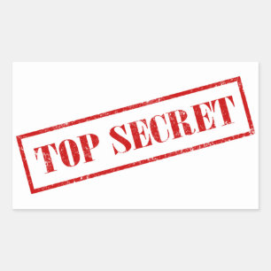 Top Secret Stickers
