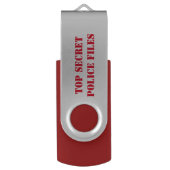 Top Secret USB Flash Drive (Front Vertical)
