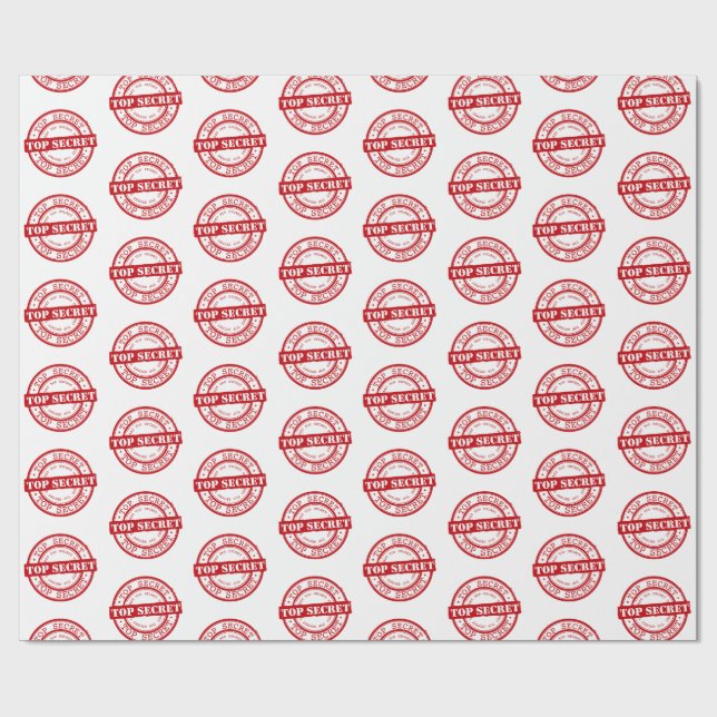 Top Secret Wrapping Paper (Flat)