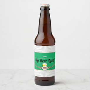 Top Shelf Green Beer Label