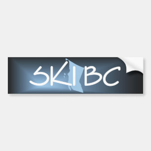 TOP Ski British Columbia Bumper Sticker