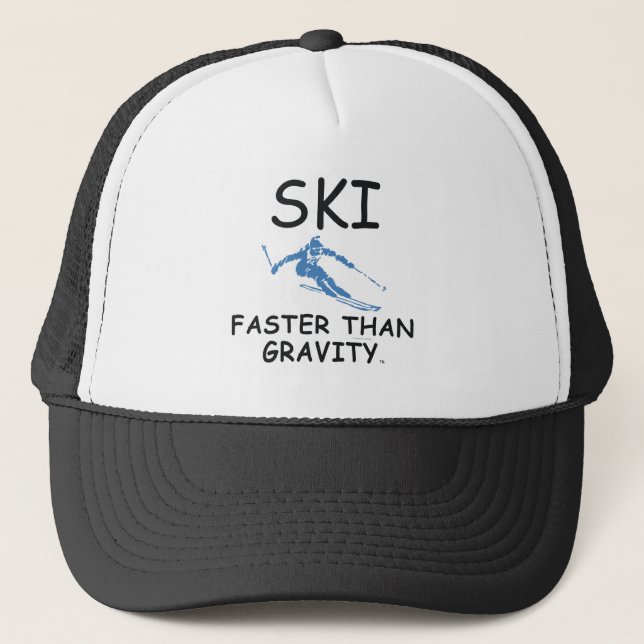 TOP Ski Faster Trucker Hat (Front)
