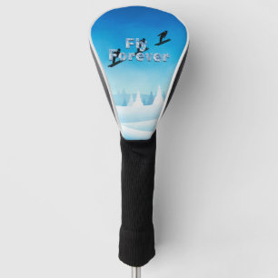 TOP Ski Fly Forever Golf Head Cover