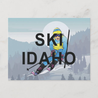 TOP Ski Idaho Postcard