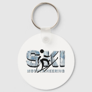 TOP Ski Mountaineering T-Shirts Key Ring