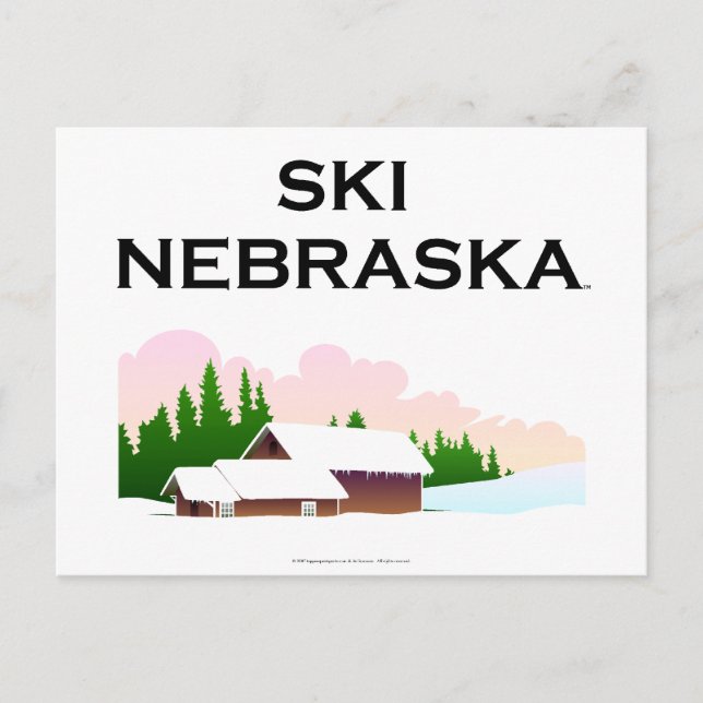 TOP Ski Nebraska Postcard (Front)