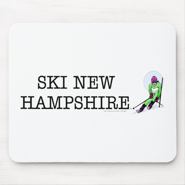 TOP Ski New Hampshire Mouse Mat (Front)