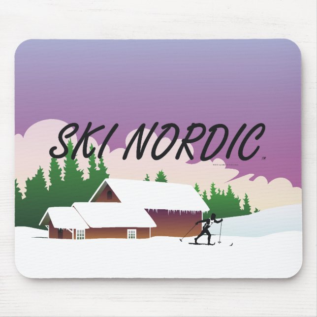 TOP Ski Nordic Mouse Mat (Front)
