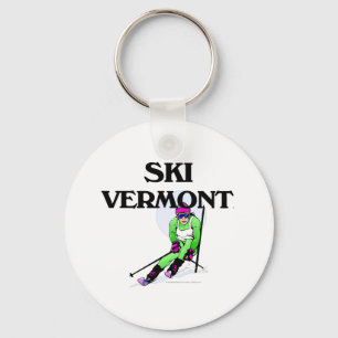 TOP Ski Vermont Key Ring