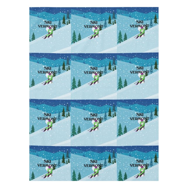 TOP Ski Vermont Tablecloth (Front)
