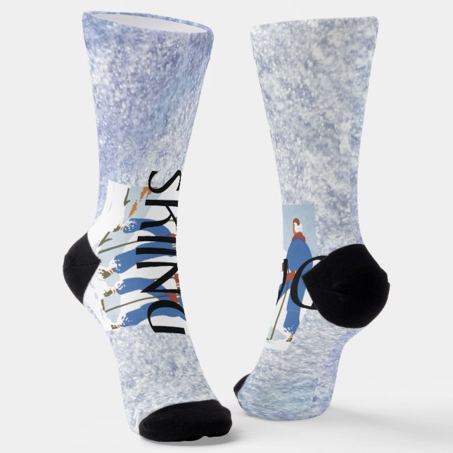 TOP Skiing Socks (Angled)