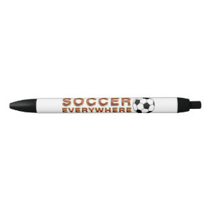 TOP Soccer Everywhere Black Ink Pen