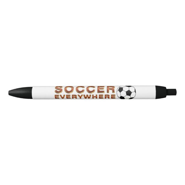 TOP Soccer Everywhere Black Ink Pen (Front)