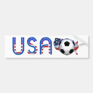TOP Soccer USA Bumper Sticker