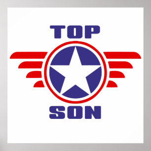 Top Son: Best Son Birthday Gift Poster