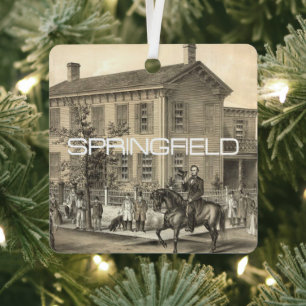 TOP Springfield Metal Ornament