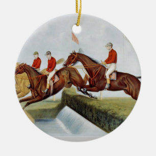 TOP Steeplechase Ceramic Tree Decoration