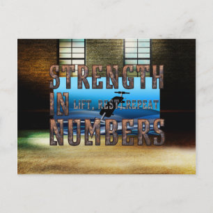 TOP Strength in Numbers Postcard