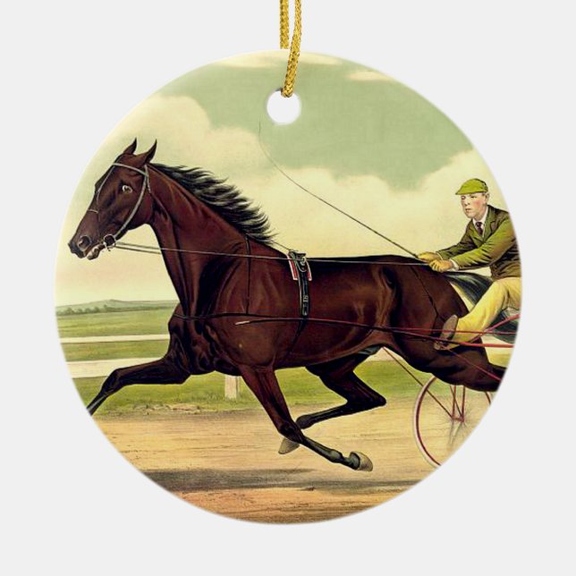 TOP Sulky Champ Ceramic Tree Decoration (Front)
