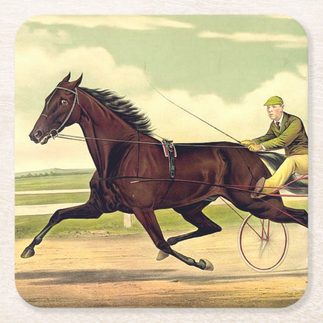 TOP Sulky Champ Square Paper Coaster (Front)
