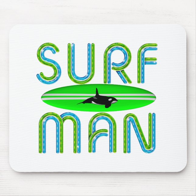 TOP Surf Man Mouse Mat (Front)