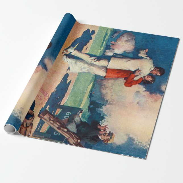 TOP Tango Summer Wrapping Paper (Unrolled)