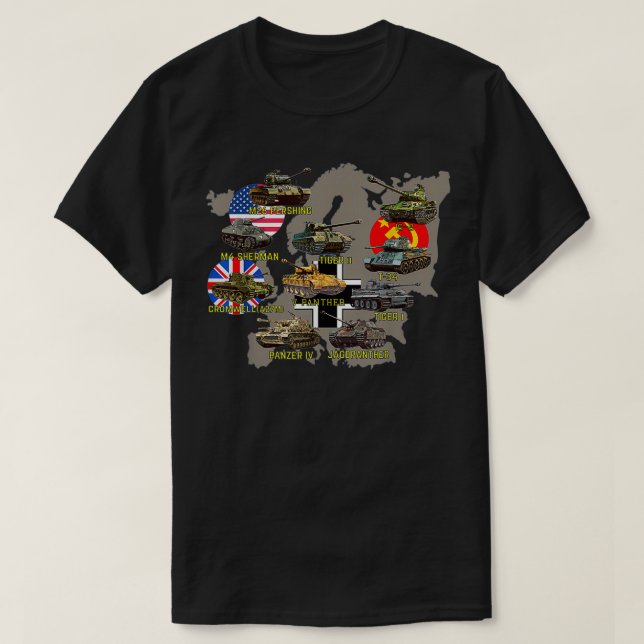 Top Ten Best WW2 Tanks M4 Sherman Panzer IV Tiger  (Design Front)