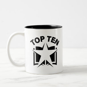 Top Ten Book Two-Tone Coffee Mug