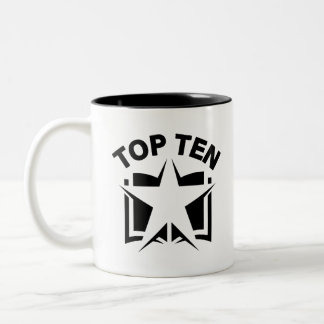 Top Ten Book Two-Tone Coffee Mug