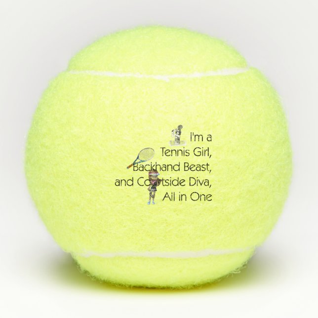 TOP Tennis Diva Tennis Balls (Front)