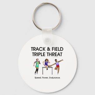 TOP Track Triple Threat Key Ring
