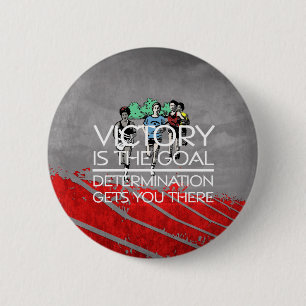 TOP Track Victory Slogan 6 Cm Round Badge