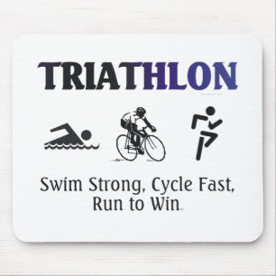 TOP Triathlon Mouse Mat