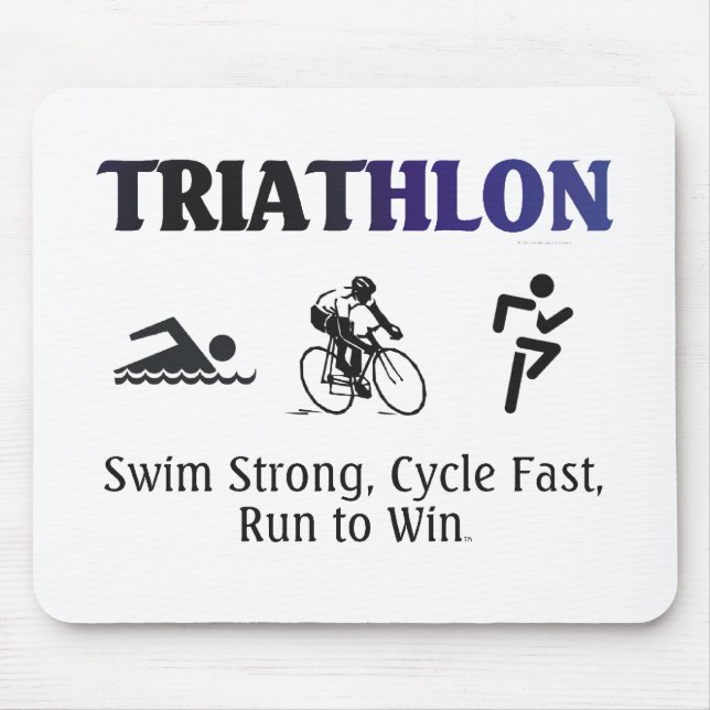 TOP Triathlon Mouse Mat (Front)