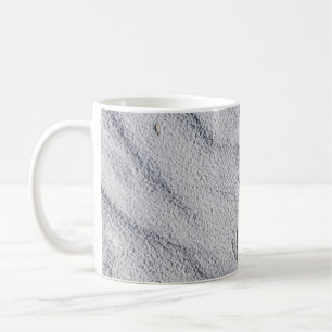 Top view of sand dunes coffee mug