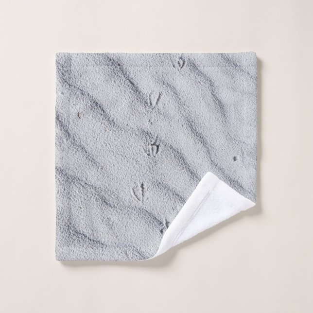 Top view of sand dunes wash cloth (Wash Cloth)