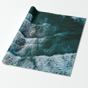 Top view photo of body of water wrapping paper