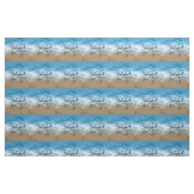 TOP Volleyball Girl Fabric (Fat Quarter)