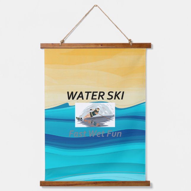 TOP Water Ski Hanging Tapestry (Front)