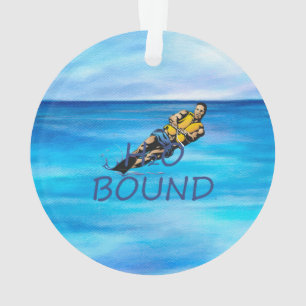 TOP Water Skiing Ornament