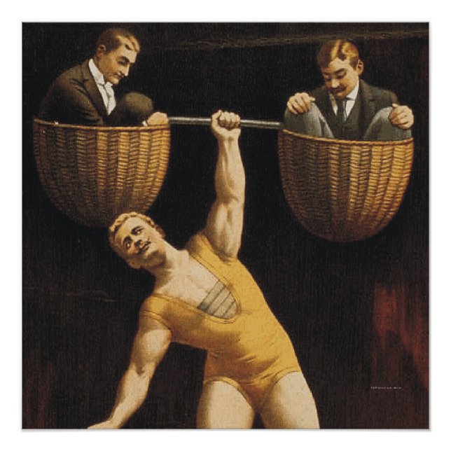 TOP Weightlifting Old School Poster (Front)