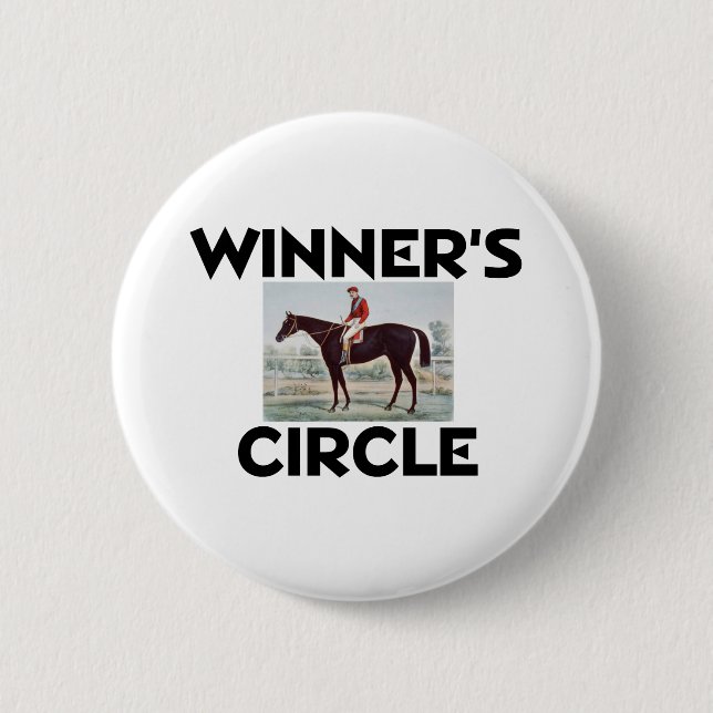 TOP Winner's Circle 6 Cm Round Badge (Front)
