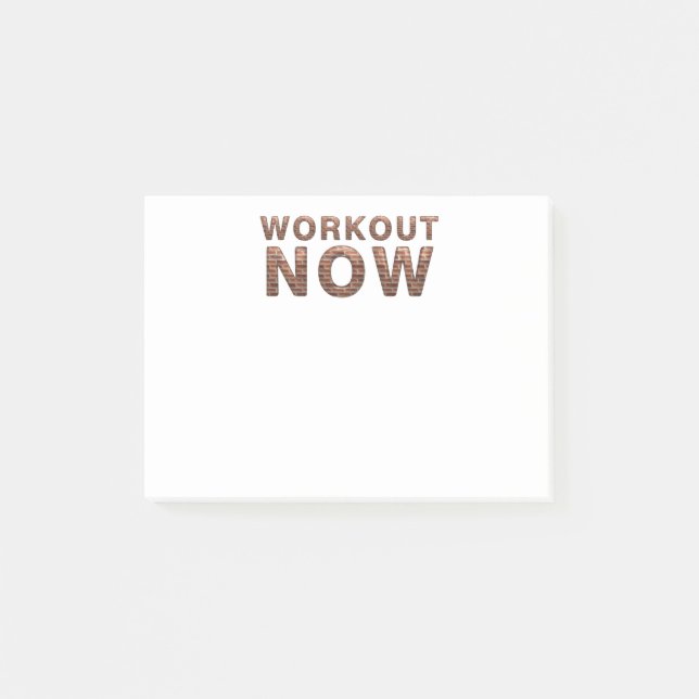 TOP Workout Now Post-it Notes (Front)