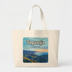 Topanga California Canyon Los Angeles Vintage Large Tote Bag