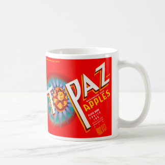 Topaz Apple Label Coffee Mug