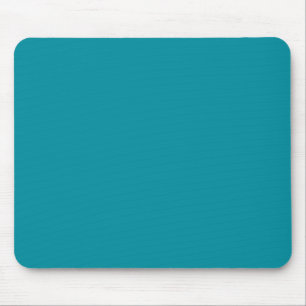 Topaz Blue Personalised Aqua Teal Colour Backgroun Mouse Mat