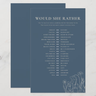 Topaz Blue Wildflower Line Art Would She Rather 