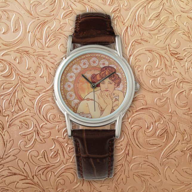 Topaz by Alphonse Mucha Watch (Creator Uploaded)
