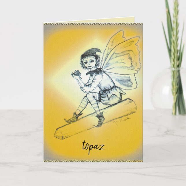 Topaz/November greeting card (Front)