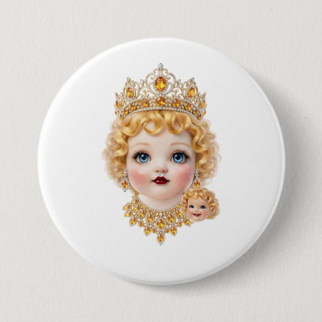 Topaze Kewpie Fan Badge Large (Front)